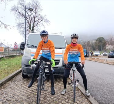 Les U17 Mathieu Doblado et Louis Rat