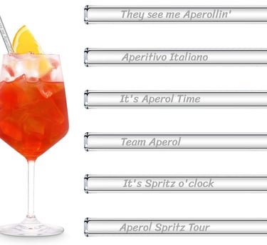 aperol spritz staws