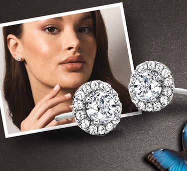 1 Carat Diamond Stud Earrings