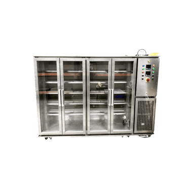 ตู้ทดสอบความชื้นของปูนซีเมนต์ - Curing Cabinet, Temp. humid controller for Cement lab test.