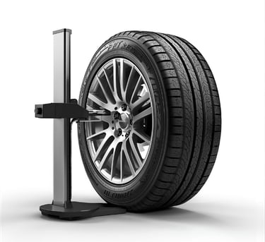 Computerized wheel alignment service in East Los Angeles