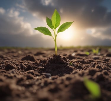 Three blue recycling bins are positioned on a sidewalk against a building with closed metal shutters. The bins display a yellow 'M' logo and the one on the far right is overfilled with cardboard boxes.