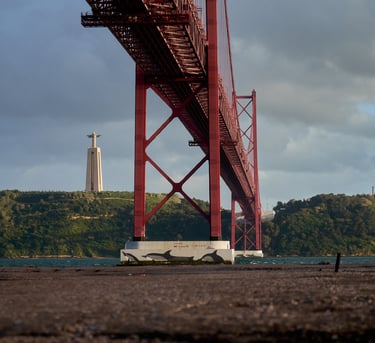 In Lisbon Portugal, Ponte 25 de Abril