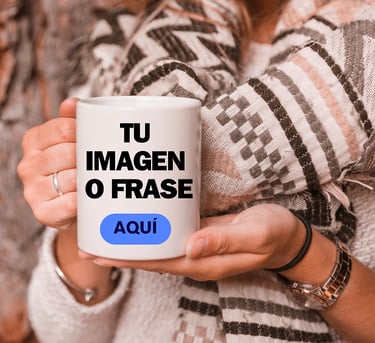 Taza cerámica personalizada