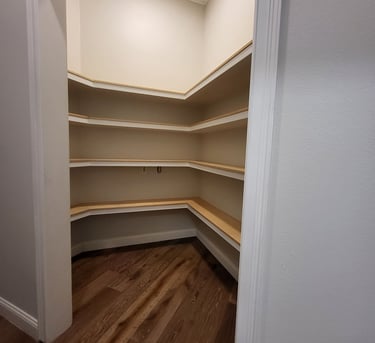 Picture of pantry created by White and Wood Custom Carpentry in Orlando Florida
