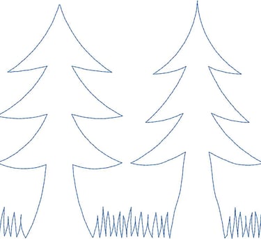 Trees Continuous Line HQ
