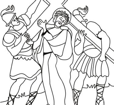 Coloriages chrétiens jésus pour enfants gratuits