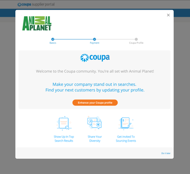 Coupa Supplier Portal Onboarding - Chris Martini