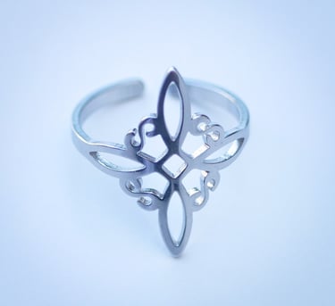 bague ésotérique sorcière gothique dark occulte