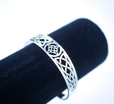 bracelet manchette sorcière occulte gothique celtique nœud sorcellerie