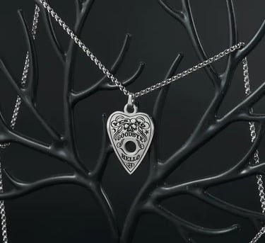 collier occulte gothique ouija goodbye hello esoterique witch