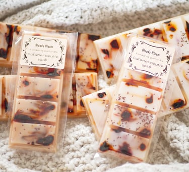 caramel beurre salé fondants parfumés artisanel bloodybloom sorcellerie sorcière ésotérique
