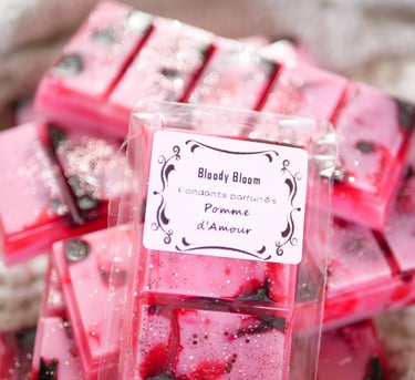 fondants Pomme d'Amour bougie artisanale