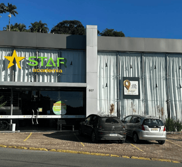 fachada da star academia de jaragua do sul