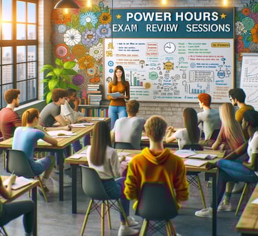 A group tutoring session