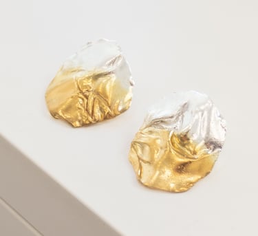Brincos "Pedra-papel-tesoura" - Lia Gonçalves