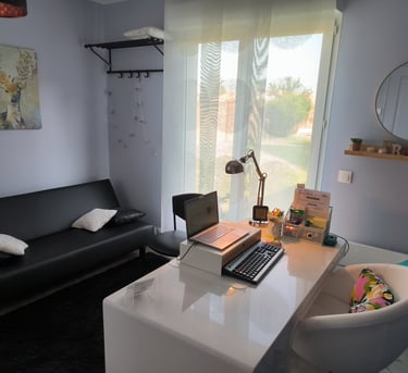 Photo du cabinet de sophologie Sophro'Plume à la Chapelle-Heulin