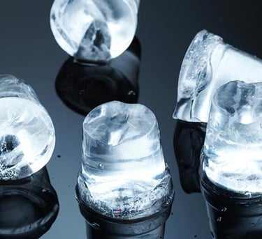 Παγάκια καμπάνα συμπαγή - πάγος