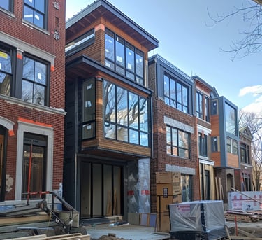 a building with a lot of windows and a lot of windows