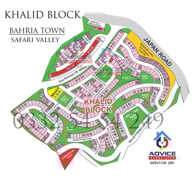 a map of the khadad block of the khadad block