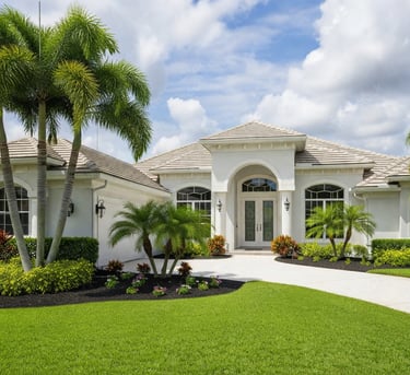 Residential landscape service for a Southwest Florida home