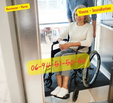Ascenseur pour les personnes à mobilité réduite