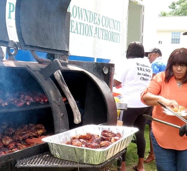 BBQ at Reach Two event Brittany Woods Valdosta