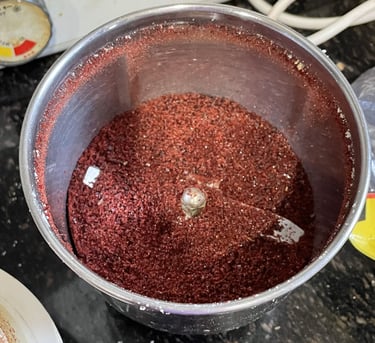 Powdered red gum
