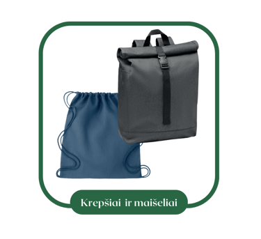 Ekologiški maišeliai, kuprinės ir krepšiai su įmonės atributika | ecogifts.lt