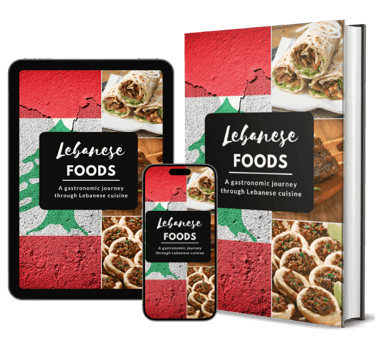 Cover of the eBook Lebanese Foods - A gastronomic journey through Lebanese cuisine