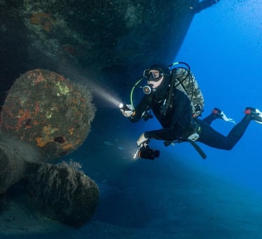 Wreck Propeller in Madeira