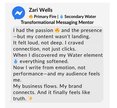 Zari transformed her messaging by leading with emotional resonance over performance.