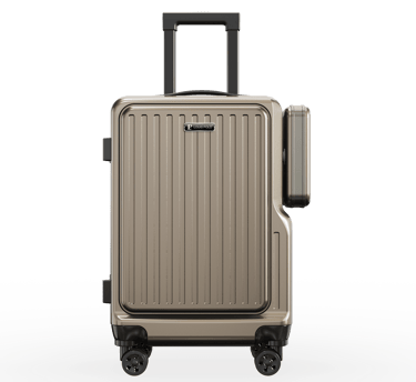 A suitcase with a Side Case