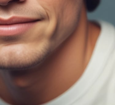 woman smiling wearing denim jacket