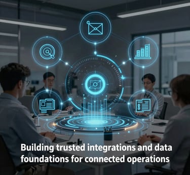 a man riding a skateboard down a street next to tall buildings