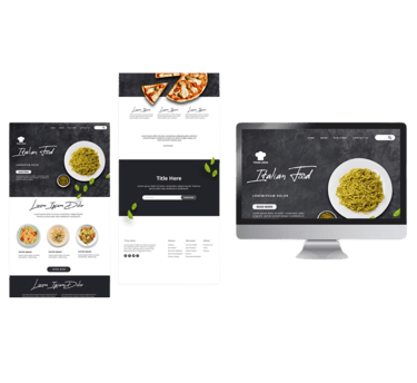 web mockup