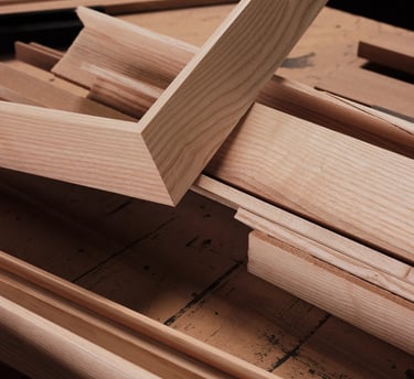 wooden frame for Davide Fine Art