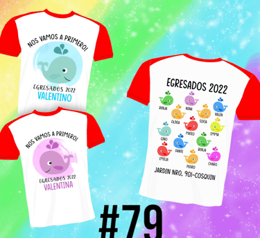 Remera para egresaditos de Jardin de Infantes