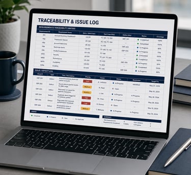 Traceability / Issue Log