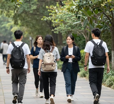A lively group reading a theatrical story with expressive gestures in a cozy room.