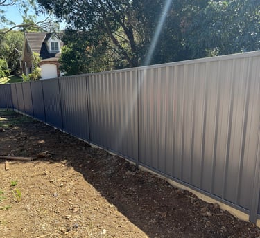 Aluminium slats fences