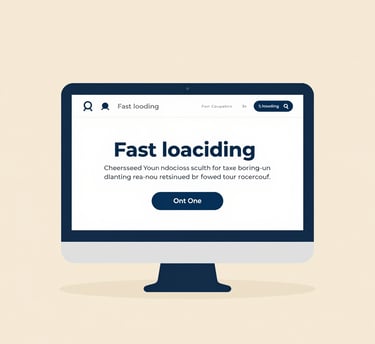 A designer and developer collaborating over a sleek laptop, crafting a mobile-friendly website.