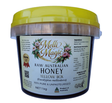 Melli Magic Yellow Box honey 1 kg tub