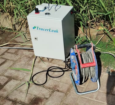Utilización de gas trazador en red urbana