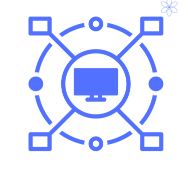 Computer screen symbolizing automated registration of servers.