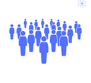 Group of people gathered, symbolizing inclusion and community participation