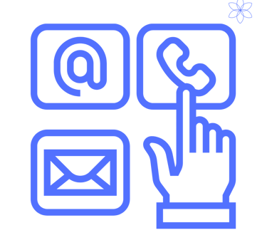 Finger pressing a button on a phone, symbolizing direct contact and communication channels.