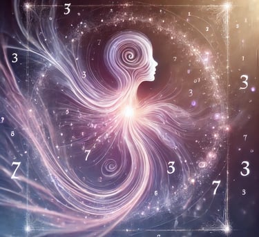 numerologia pitagórica, Representação mística e etérea da alma, incorporando elementos de energia e luz, com números