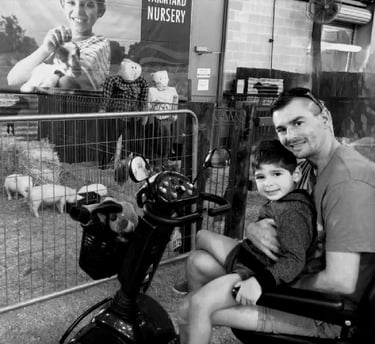 Derek making memories