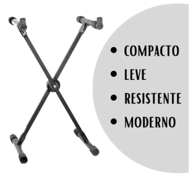 suporte para teclado resistente